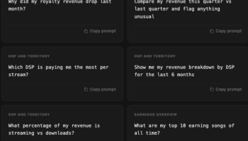 List of prompts in Mogul MCP