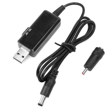 USB DC Booster Cable Router Power Bank 5V 9V 12V - Image 2