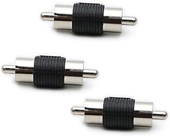 Adaptador de video macho a macho (3 unidades)