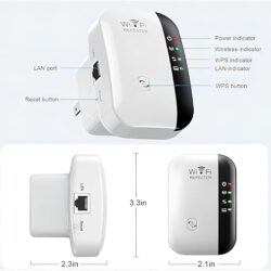 WiFi Extender Signal Booster, Amplificador de Señal de Extensores WiFi