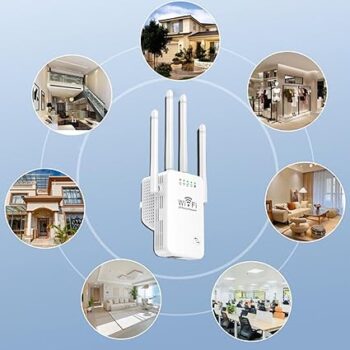 PAREKS Repetidor Extensor WiFi - Amplificador de señal de Internet inalámbrico - Image 3